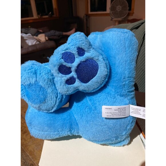 Nickelodeon 15" Big Hugs Blue Plush Stuffed Animal Toy Dog  PUppy Blues Clues - Picture 5 of 6